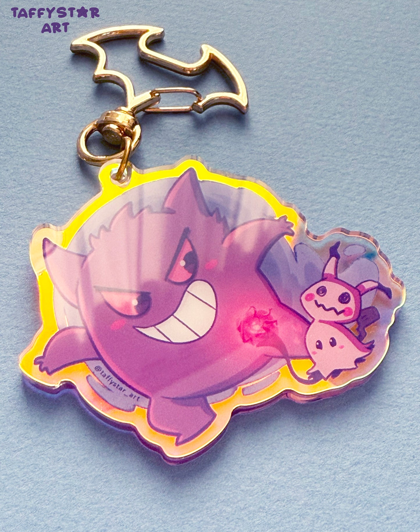 Gengar Holographic Acrylic Keychain