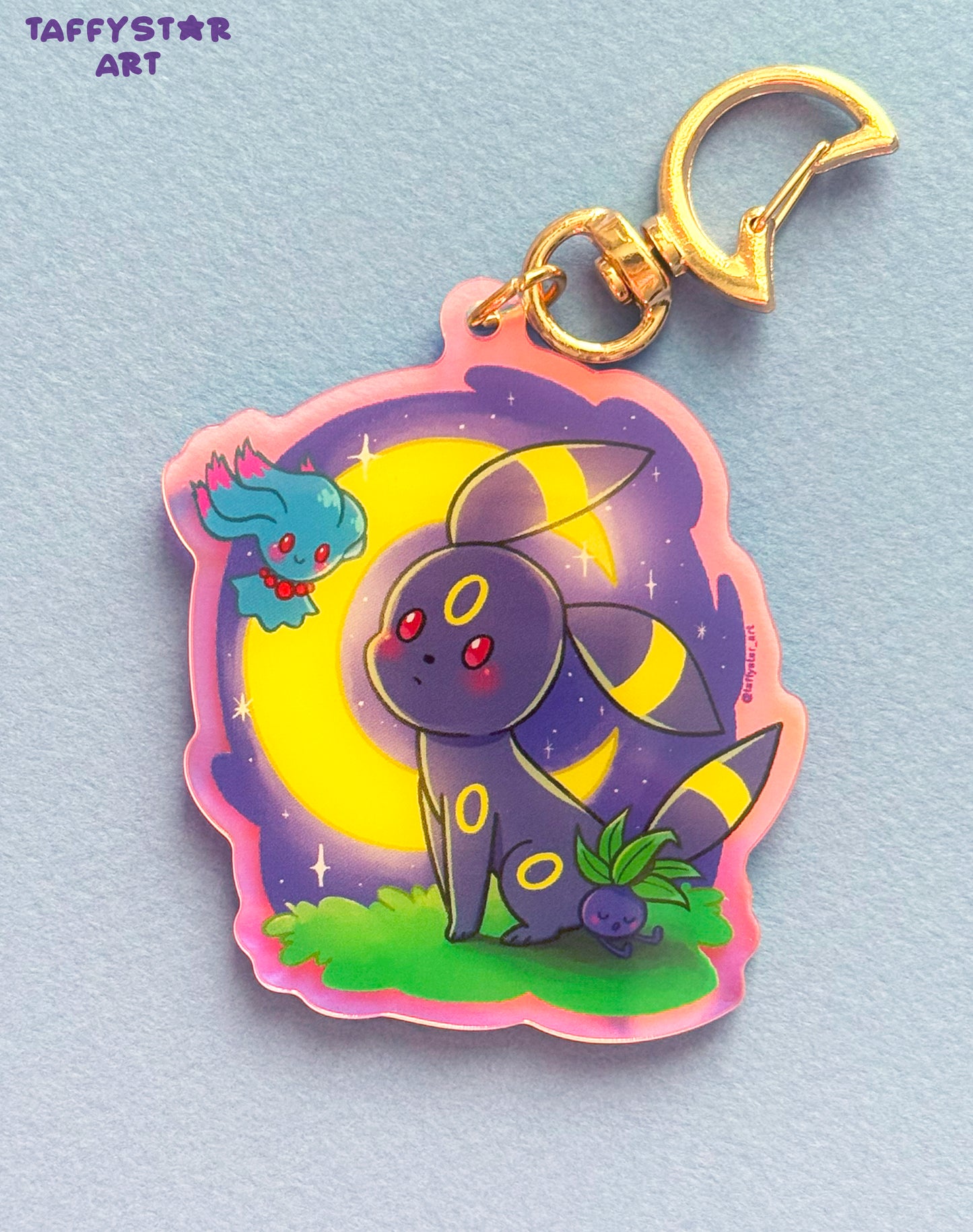 Umbreon Holographic Acrylic Keychain