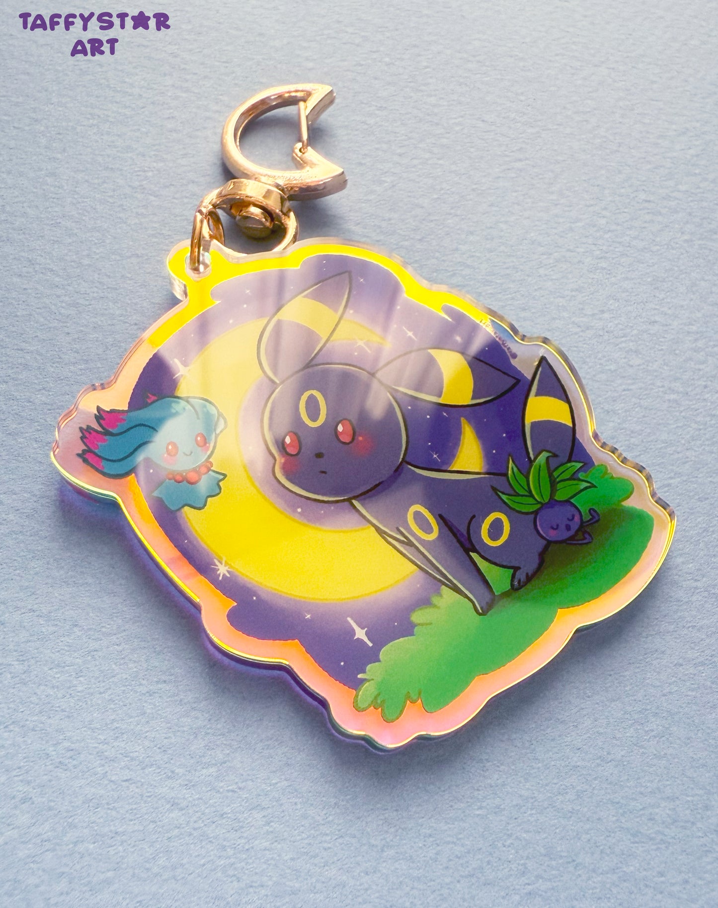 Umbreon Holographic Acrylic Keychain