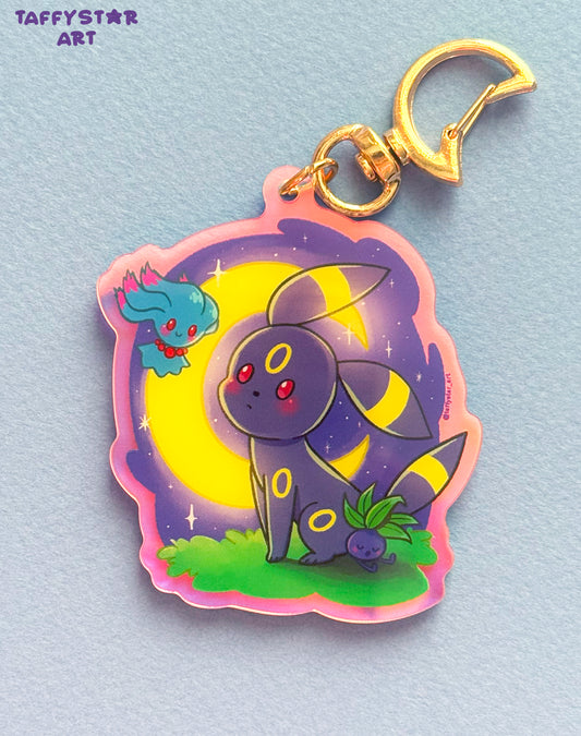 Umbreon Holographic Acrylic Keychain